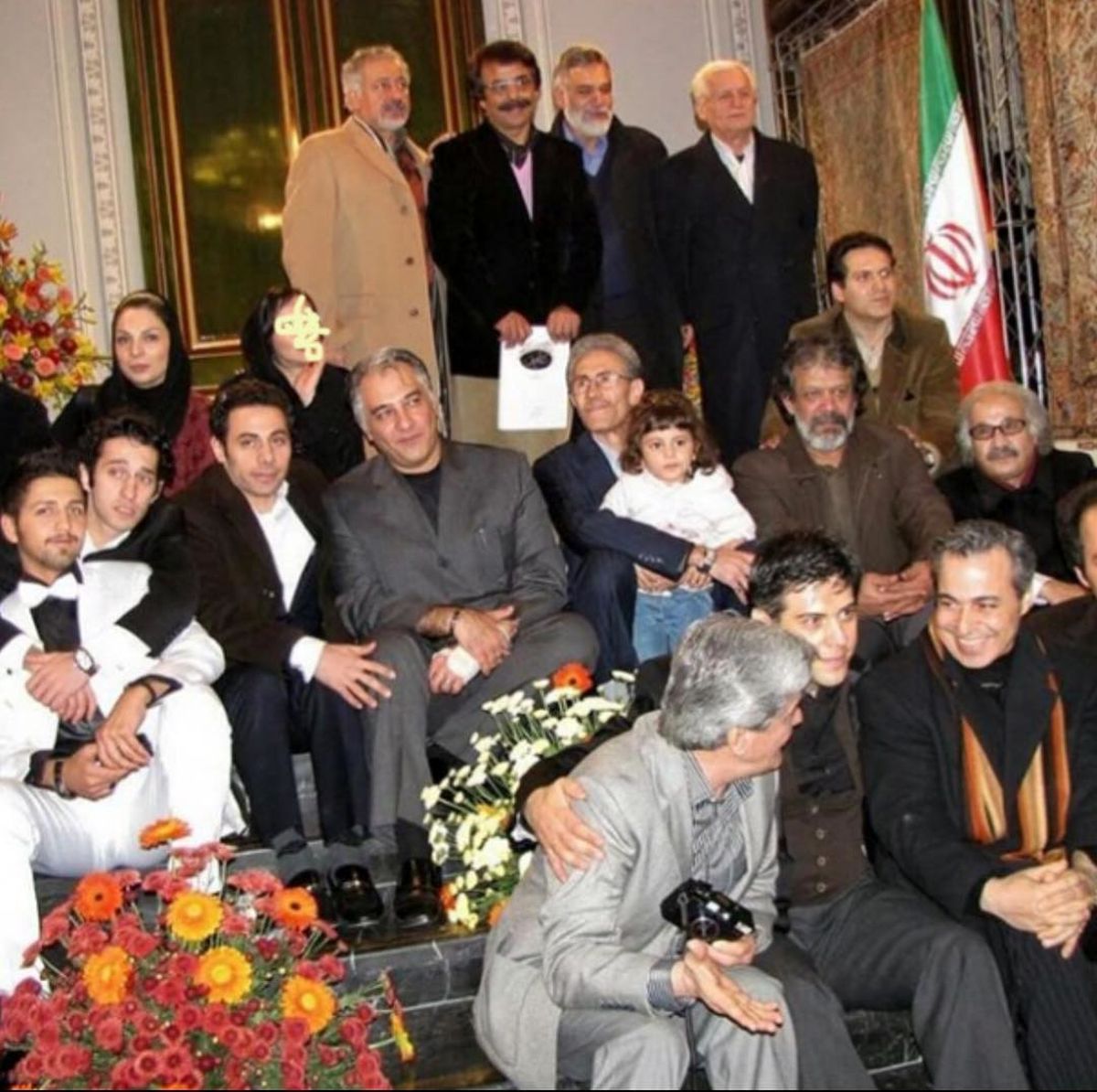 پسر مرحوم نوذری در جمع هنرمندان+عکس