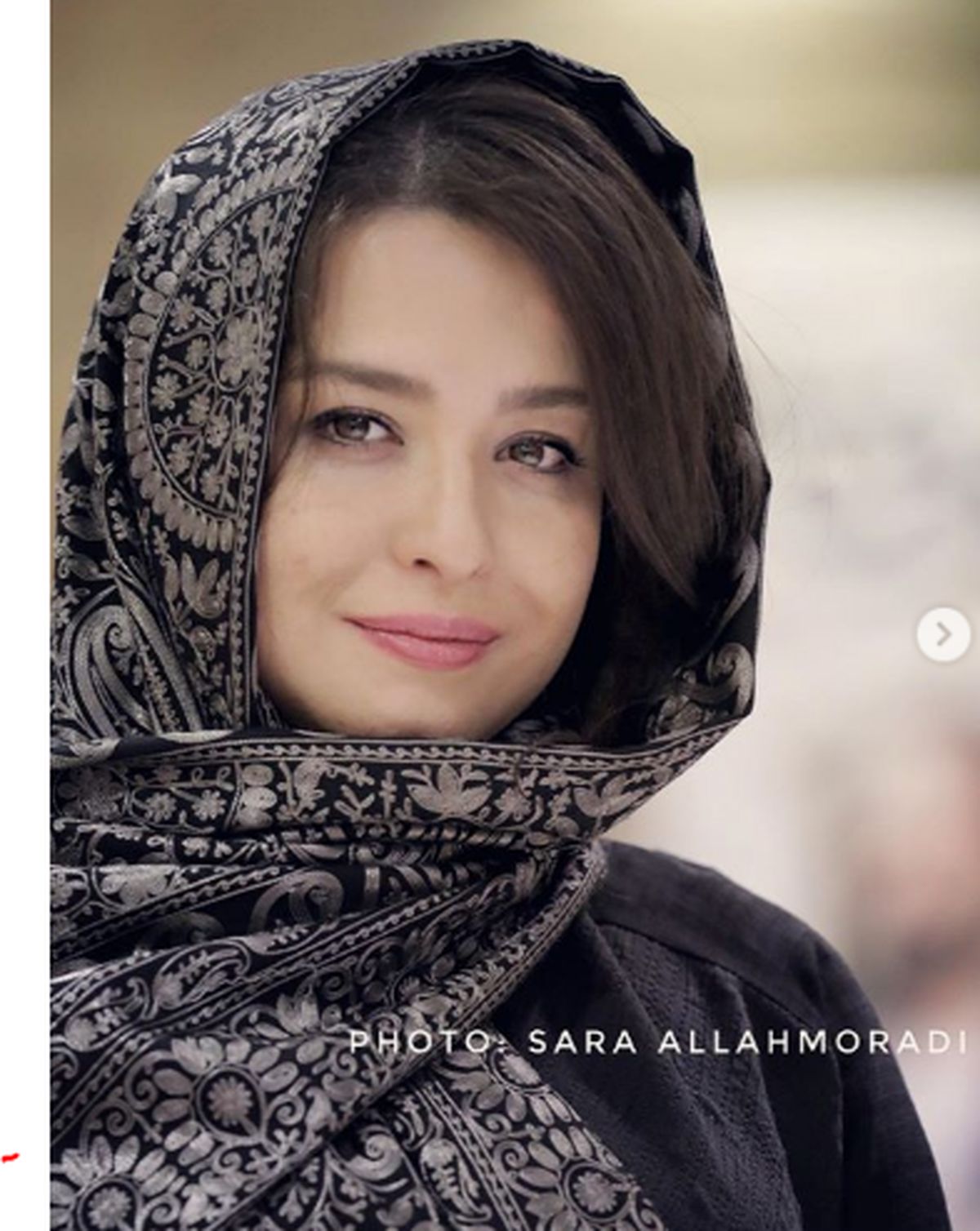 عکس ملیح زمستانی مهراوه شریفی نیا