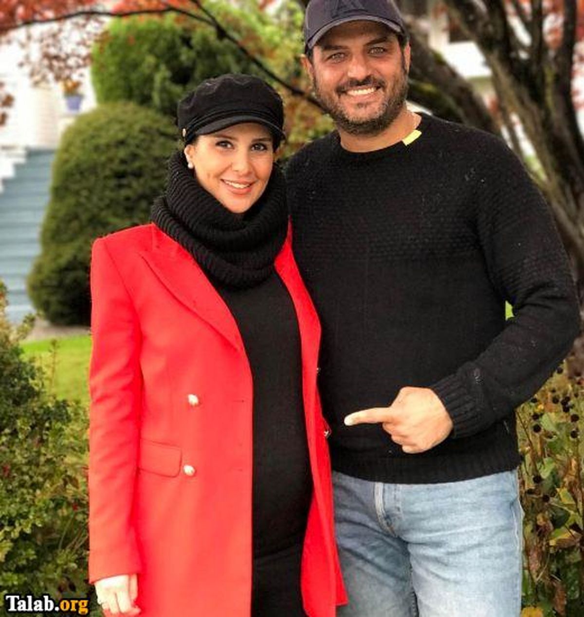 عکس قبل از بچه دار شدن سام درخشانی و همسرش