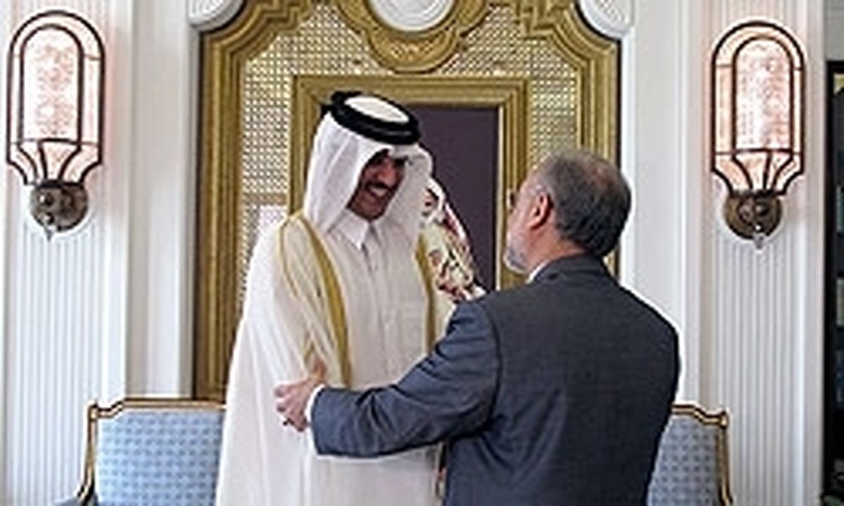 دیدار صالحی با امیر جدید قطر