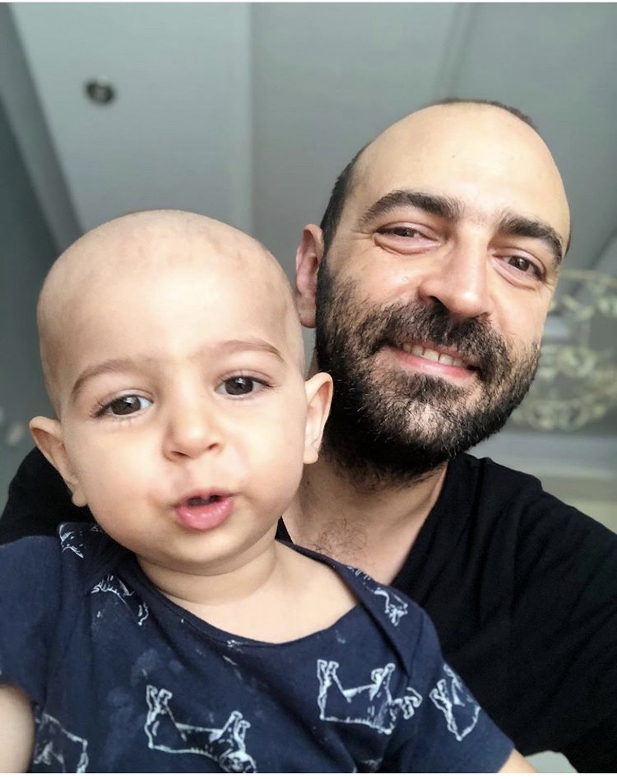 مهران نائل و پسرش + عکس