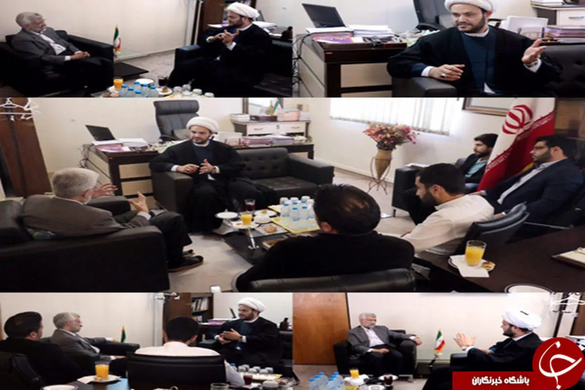 دیدار دبیرکل نُجَباء با نماینده رهبری