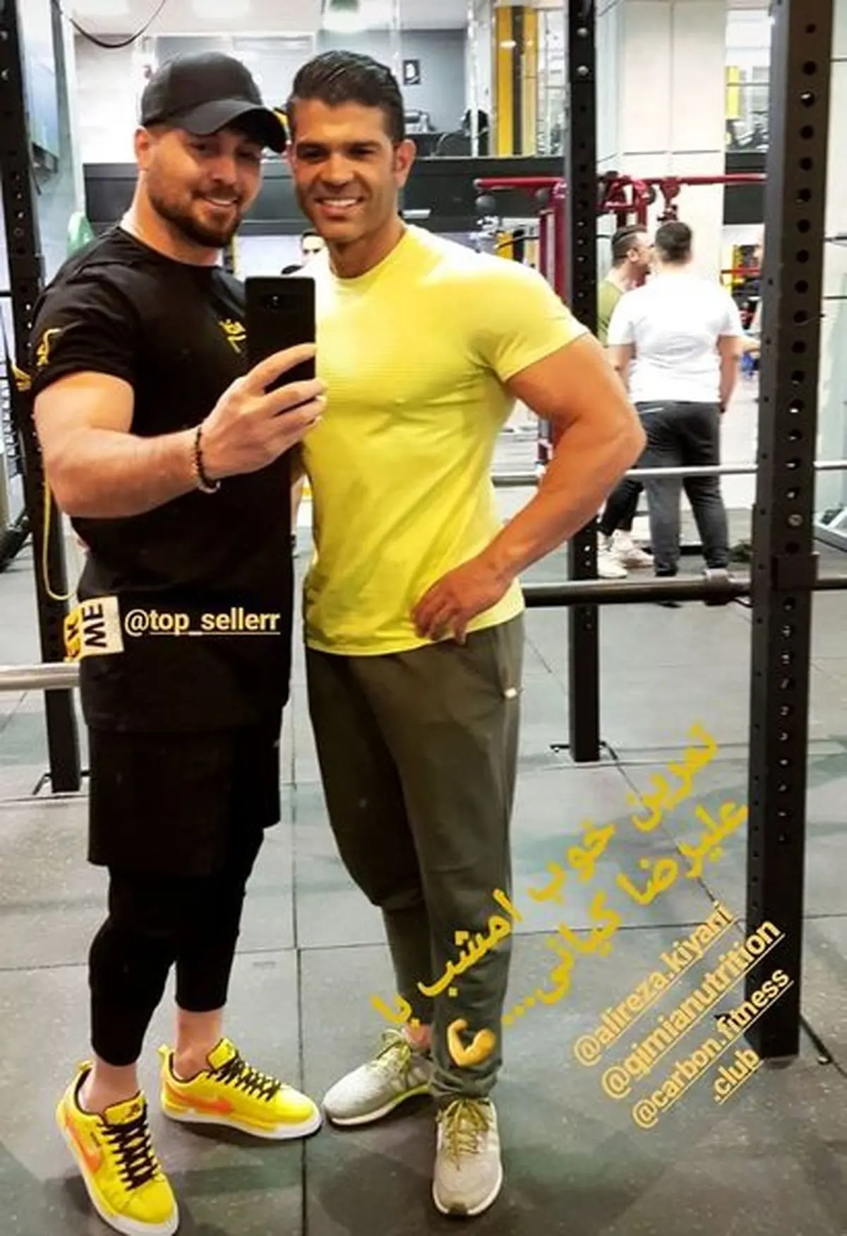 بازیگر و مدل معروف در حال ورزش+عکس