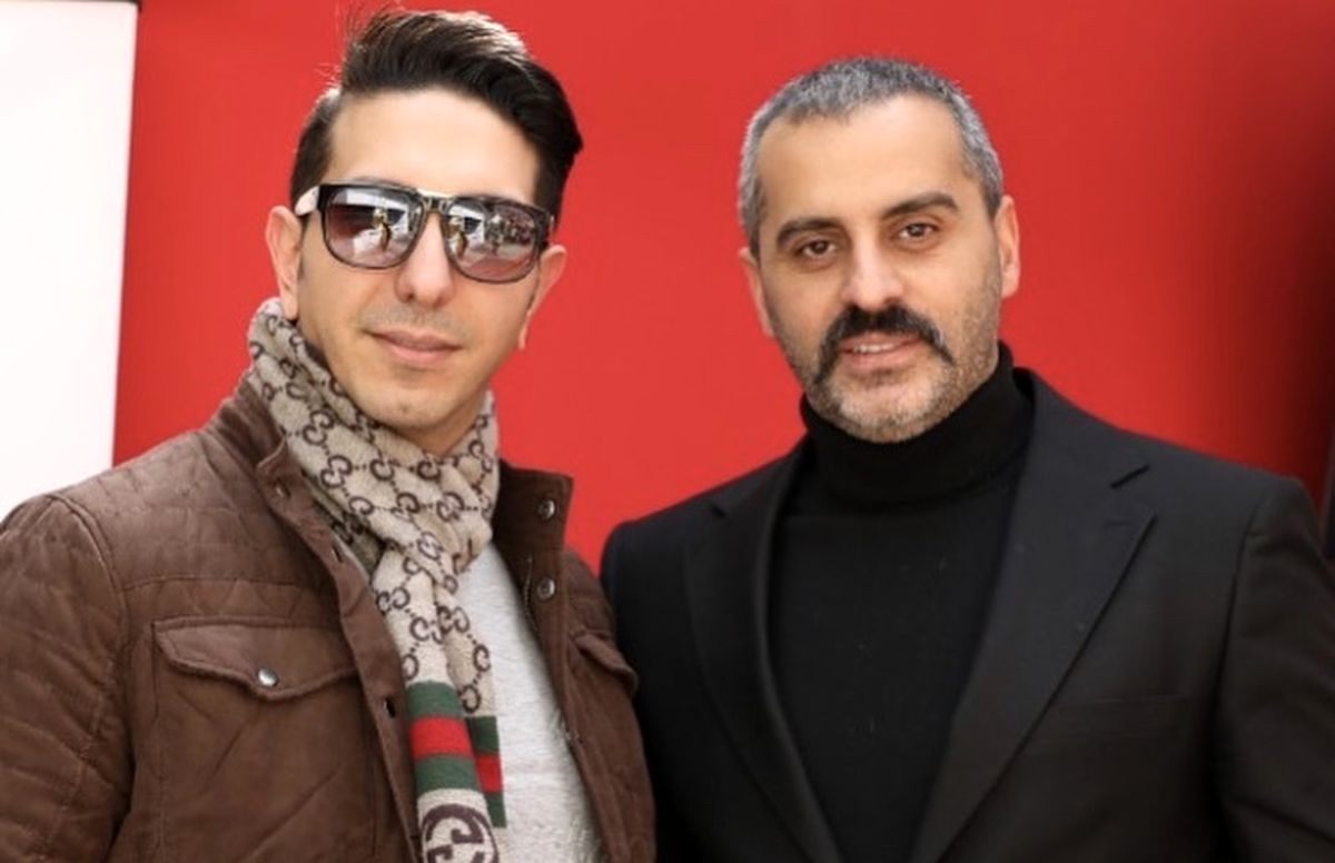 علیرام نورایی و دوستش + عکس