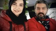 مهدیه نساج و همسرش + عکس