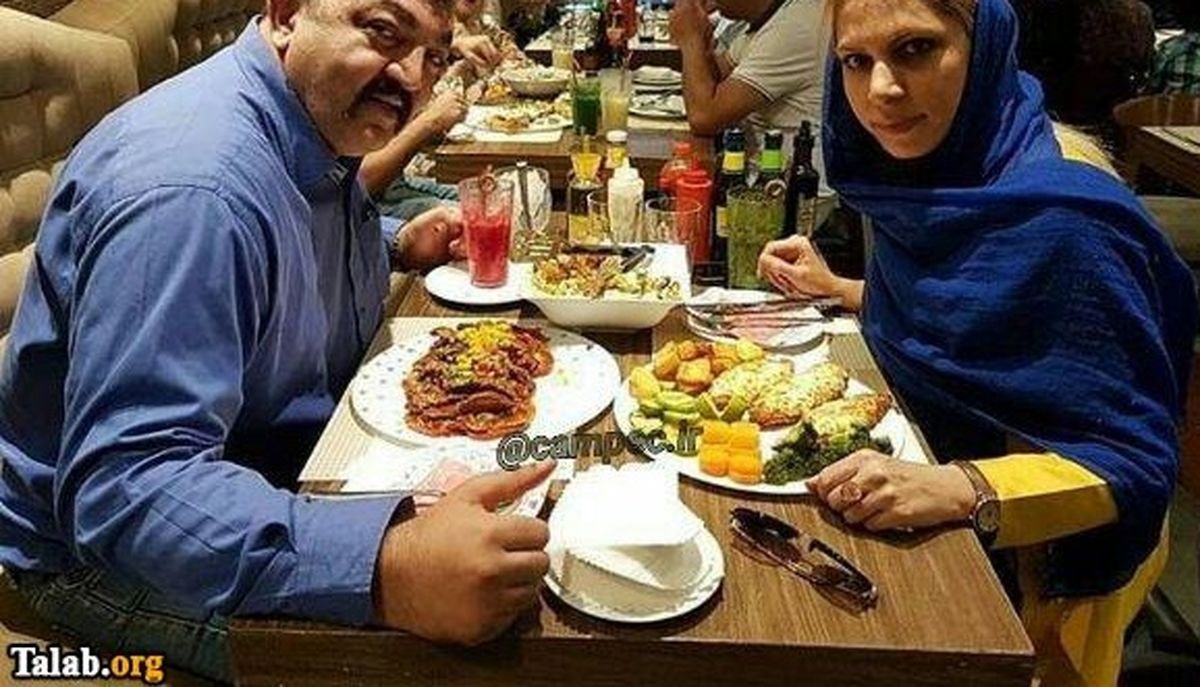 آقای بازیگر بادیگارد سابق و همسرش+عکس