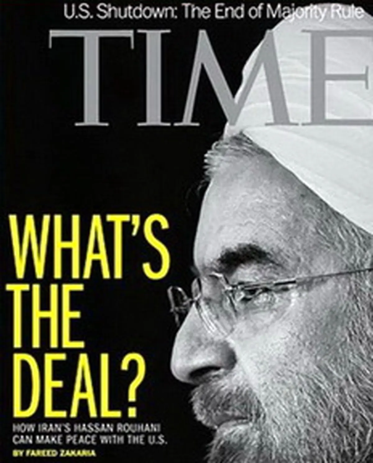 تصویر روحانی روی جلد مجله تایم