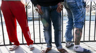 4 اوباش حین شرارت زمین‌گیر شدند
