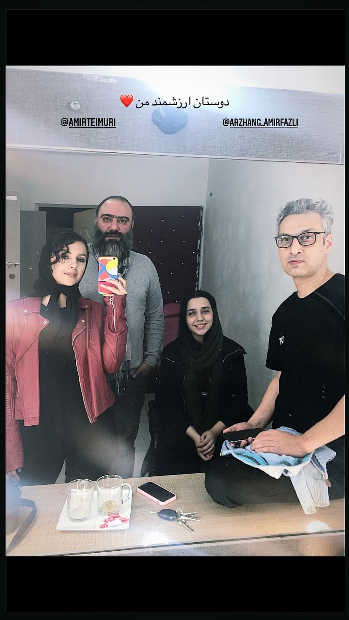 جوانه دلشاد در پشت صحنه کار جدیدش + عکس