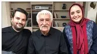 داریوش ارجمند در کنار عروس و نوه ی عزیزش+عکس