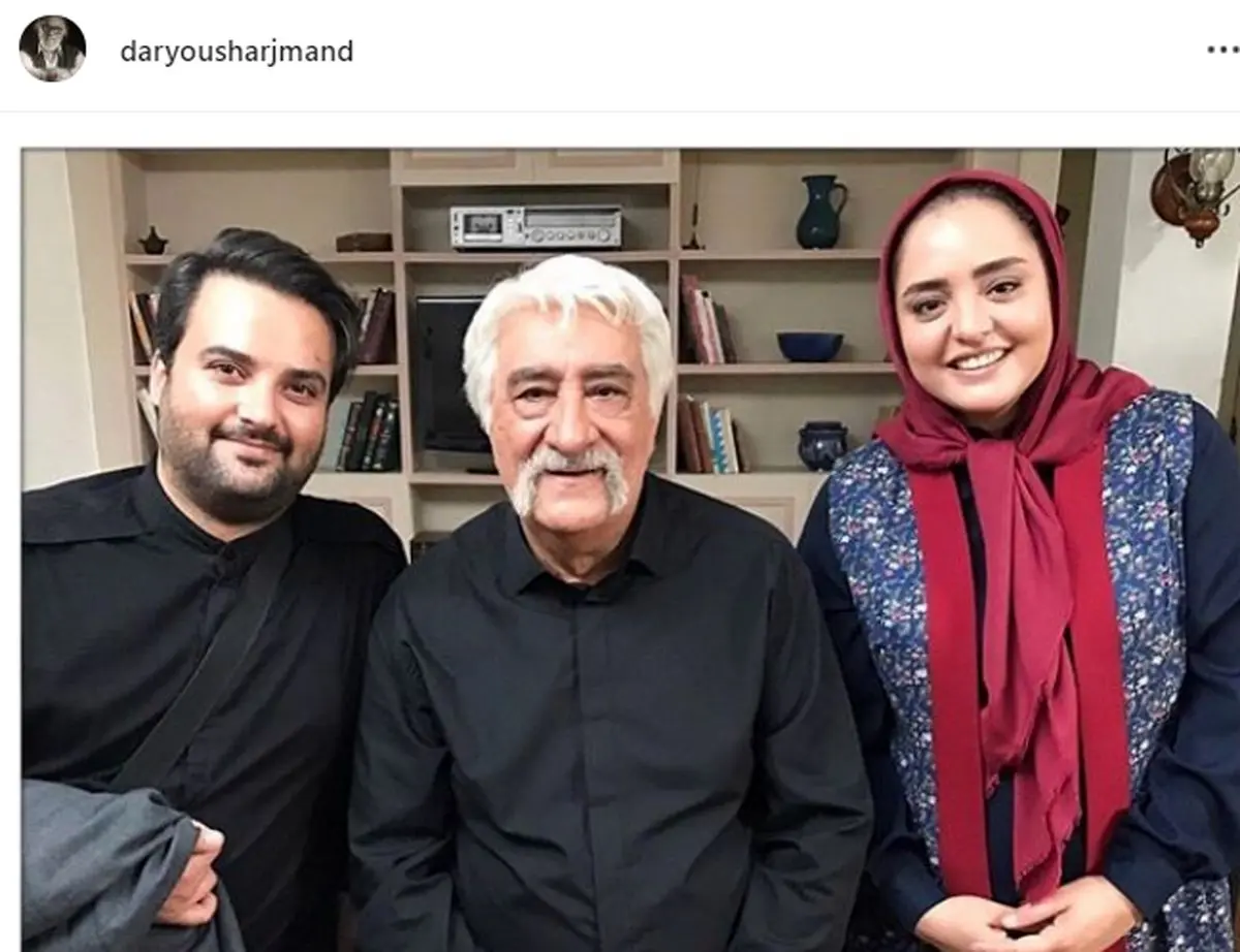 داریوش ارجمند در کنار عروس و نوه ی عزیزش+عکس