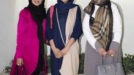 عکس سه خانم بازیگر زیبا و جوان با تیپ های رنگ و وارنگشان