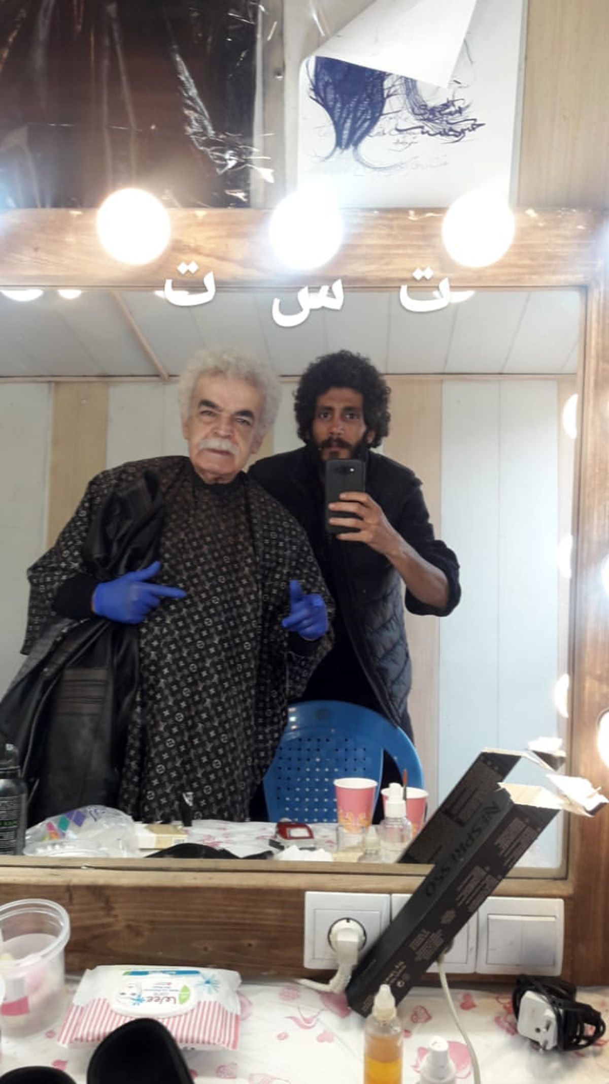 تست گریم جدید حمید لولایی + عکس