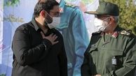 فرزند سردار حجازی در مراسم چهلم شهادت پدر+ عکس