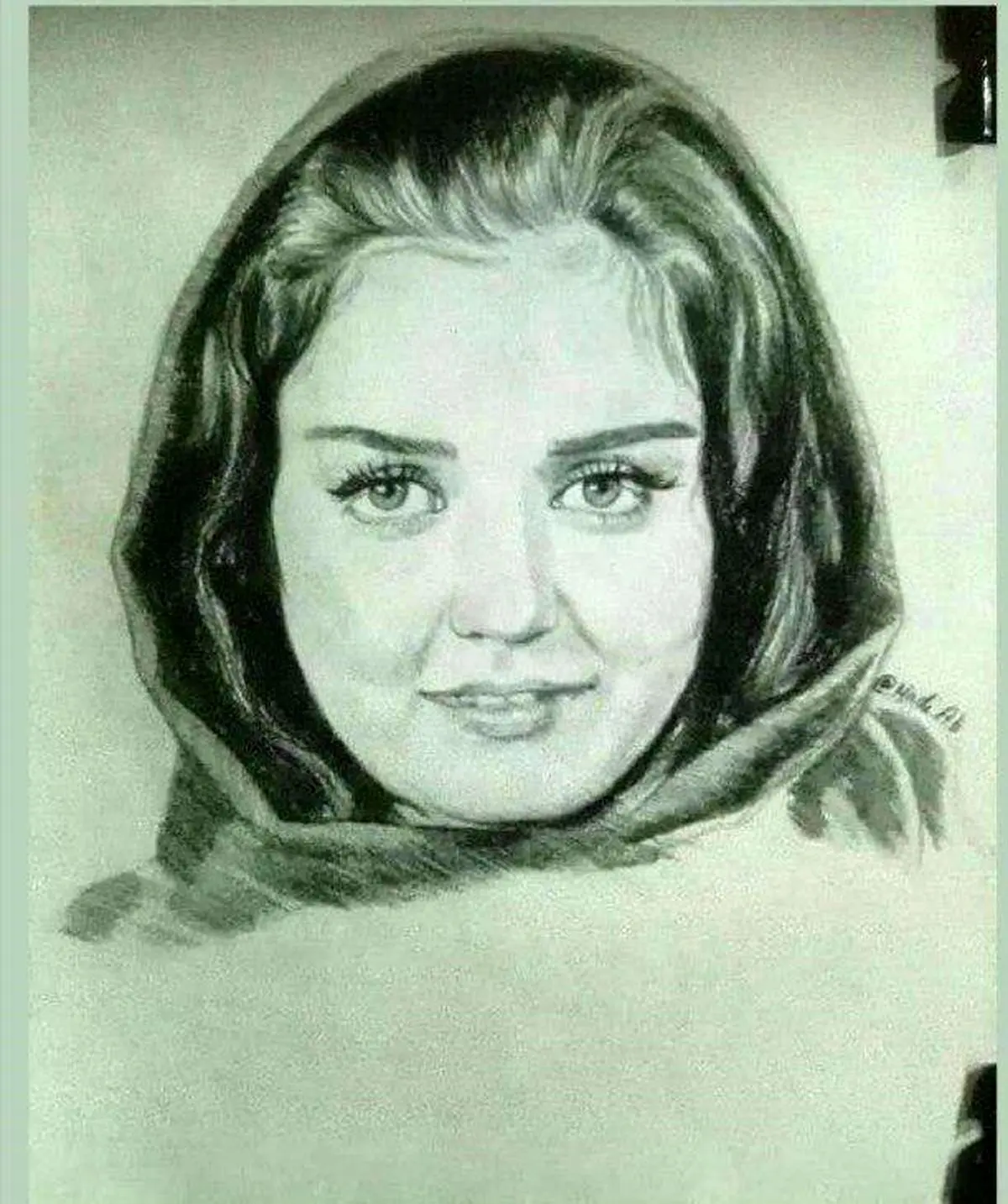 طراحی هنرمندانه چهره افسانه پاکرو+عکس