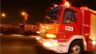 واژگونی تانکر 10 هزار لیتری گازوئیل در اتوبان آزادگان 