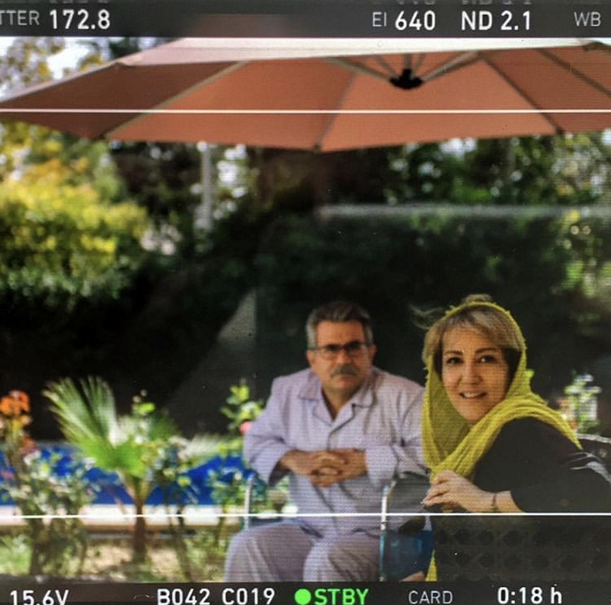 پانته آ بهرام در پشت صحنه ملکه‌ گدایان + عکس