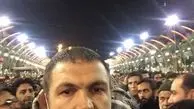 کمیل قاسمی در مراسم اربعین/عکس
