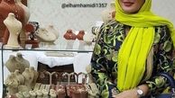 انتخاب طلا الهام حمیدی در جواهر فروشی+عکس