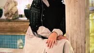 خوابیدن جوانه دلشاد سر صحنه فیلمبرداری + عکس