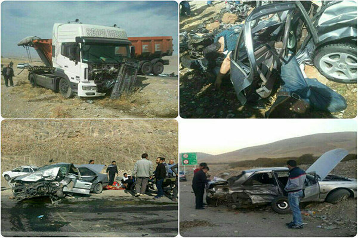 مرگ هزار نفردر تصادفات دی‌ماه