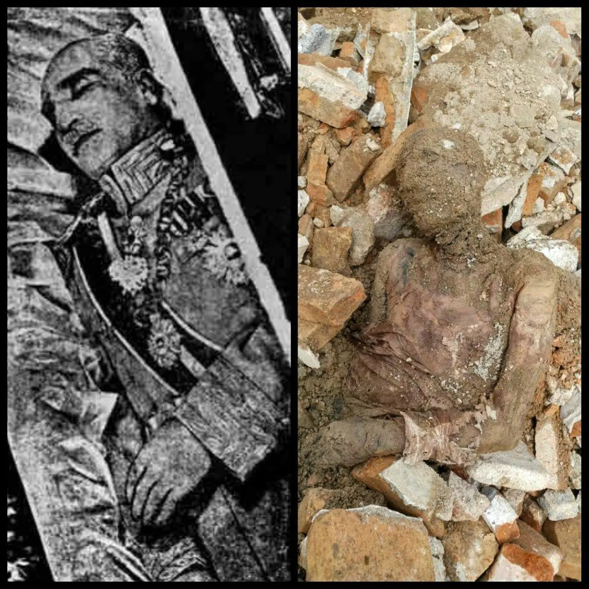 شناسایی جسد مومیایی منسوب به رضاخان 