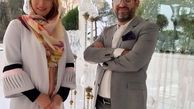  فریبا نادری و همسرش در تالار+عکس