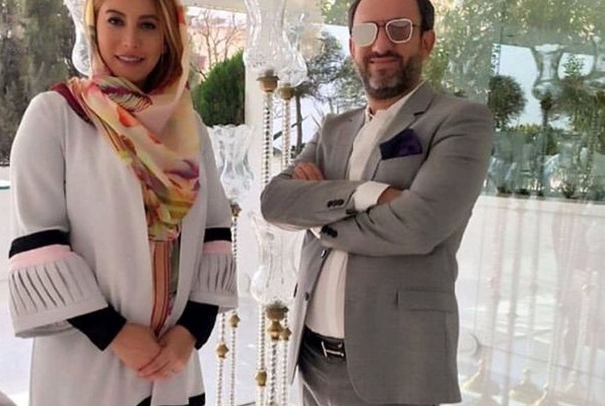  فریبا نادری و همسرش در تالار+عکس