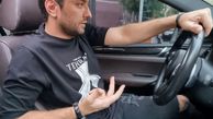 ماشین لاکچری بهرام رادان در خیابان های تهران + عکس
