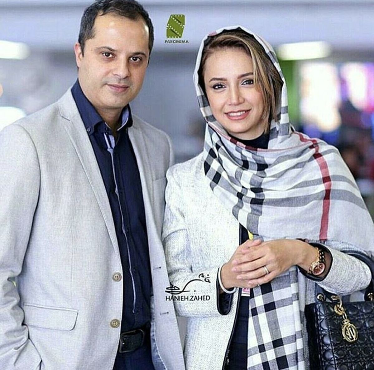 شبنم قلی خانی و همسرش + عکس