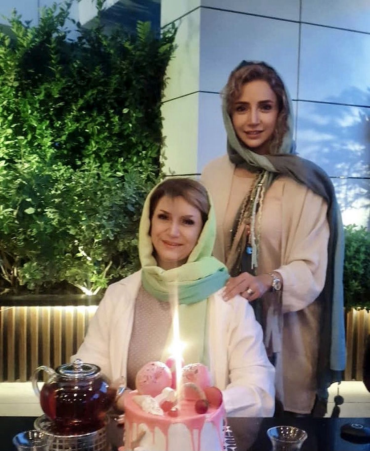 حضور شبنم قلی خانی در تولد خواهرش + عکس