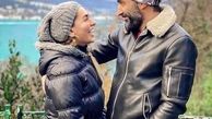 عاشقانه هایی از هادی کاظمی با همسرش + عکس