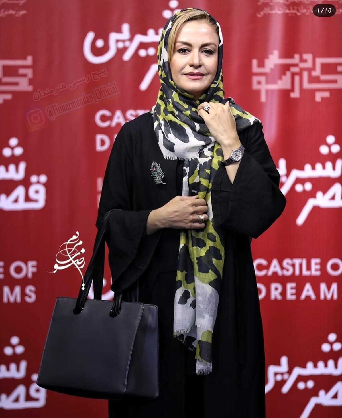 تیپ ساده مریلا زارعی در اکران قصر شیرین+عکس