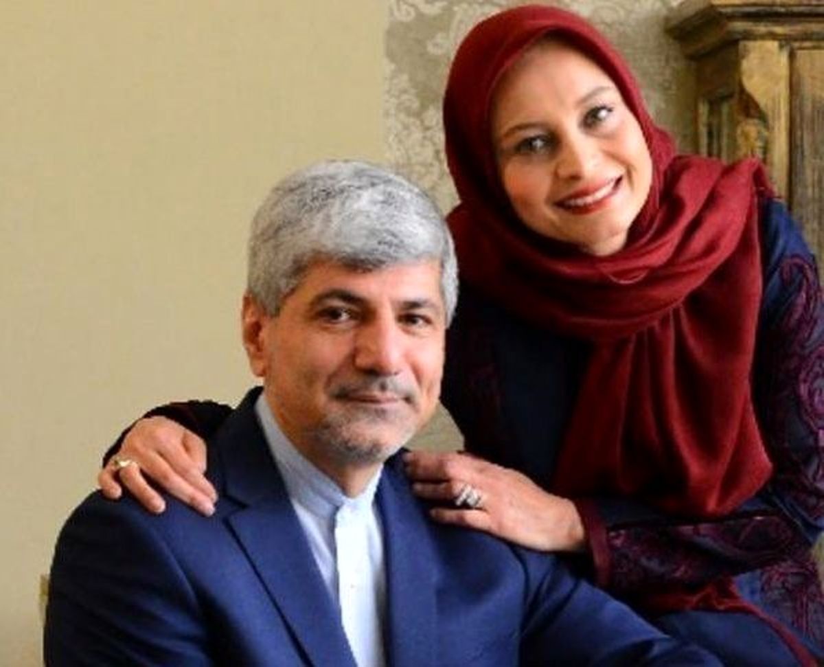 مریم کاویانی و همسرش + عکس