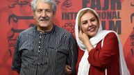 افسانه چهره آزاد و همسرش در مراسم بین المللی فیلم فجر + عکس