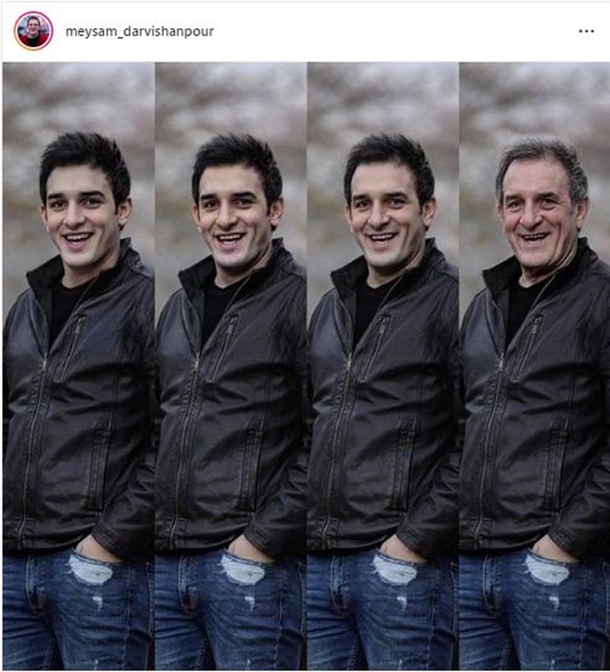 عکس پیری بانمک برنده خنداننده شو