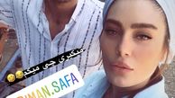 سحر قریشی در کنار بازیگر مشهور + عکس