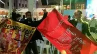 جشن قهرمانی تیم ترکیه ای با پرچم تراکتور