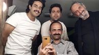 پوریا شکیبایی در کنار بازیگر مشهور + عکس