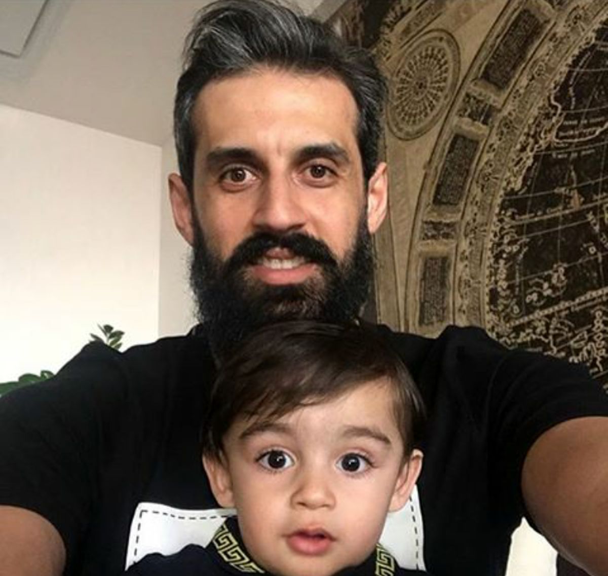 سعید معروف و خواهرزاده متعجبش+عکس