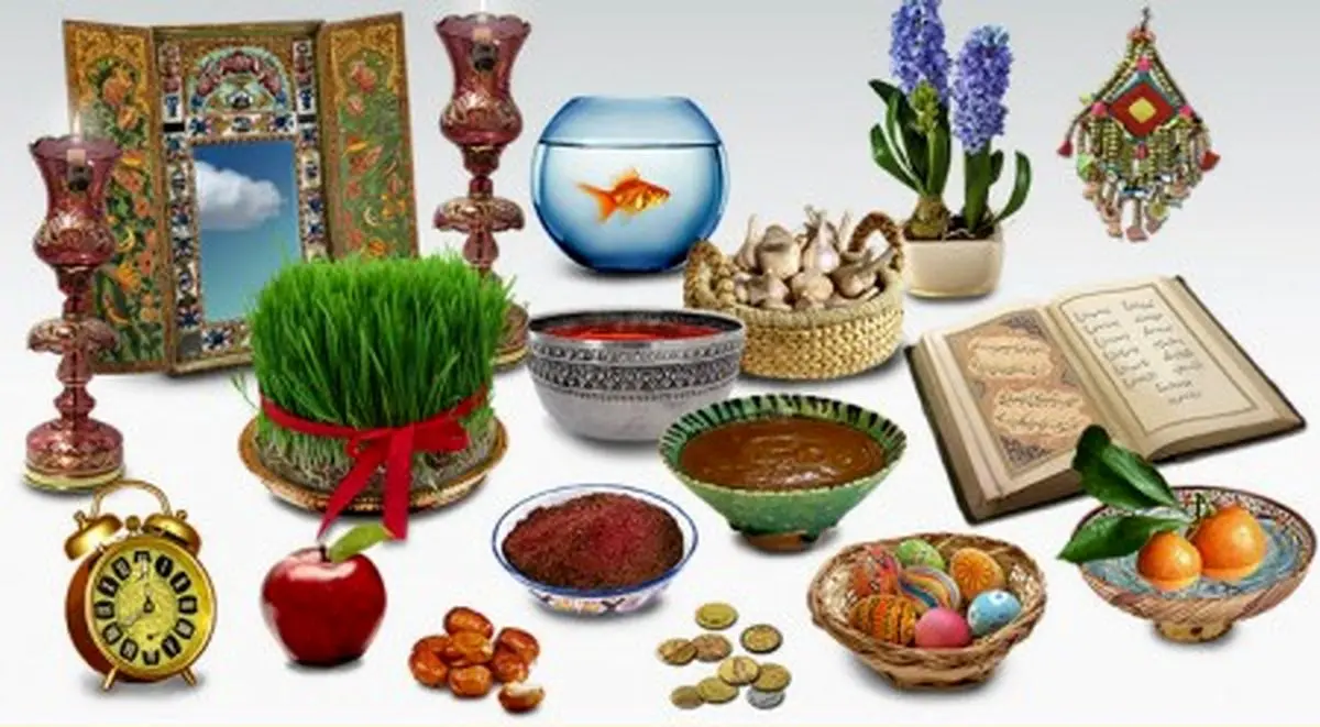 تزئین سفره هفت سین با وسایل دم دستی در خانه 