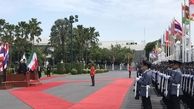 مراسم استقبال رسمی نخست وزیر تایلند از روحانی 