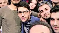 سلفی سعید شیخ زاده با دوستان پشت صحنه ای + عکس