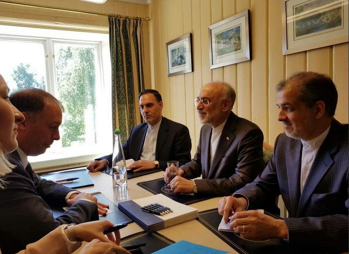 دیدار رئیس سازمان انرژی اتمی کشورمان با نیلس آنن در اسلو