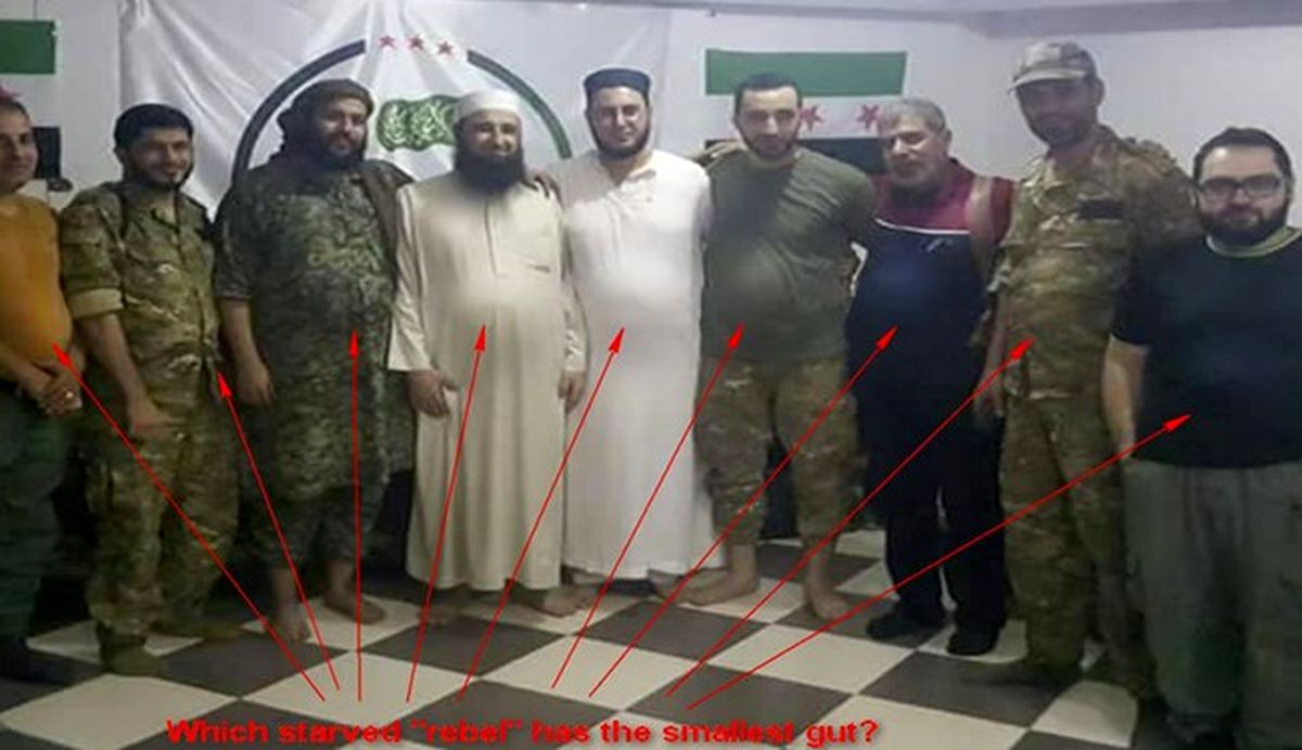 جنجال شکم سرکردگان تروریست‌ها+عکس