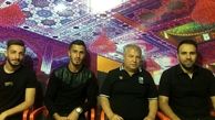 هیات آقایون فوتبالی در کنار اسطوره پرسپولیس+عکس