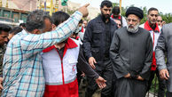 حضور سرزده رئیس جمهور در منطقه سیل زده فیروزکوه/ رئیسی: نیروهای امدادی با تمام توان در حال امدادرسانی به مردم سیل زده هستند