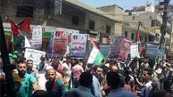 تظاهرات فلسطینیان در غزه در روز جهانی قدس 