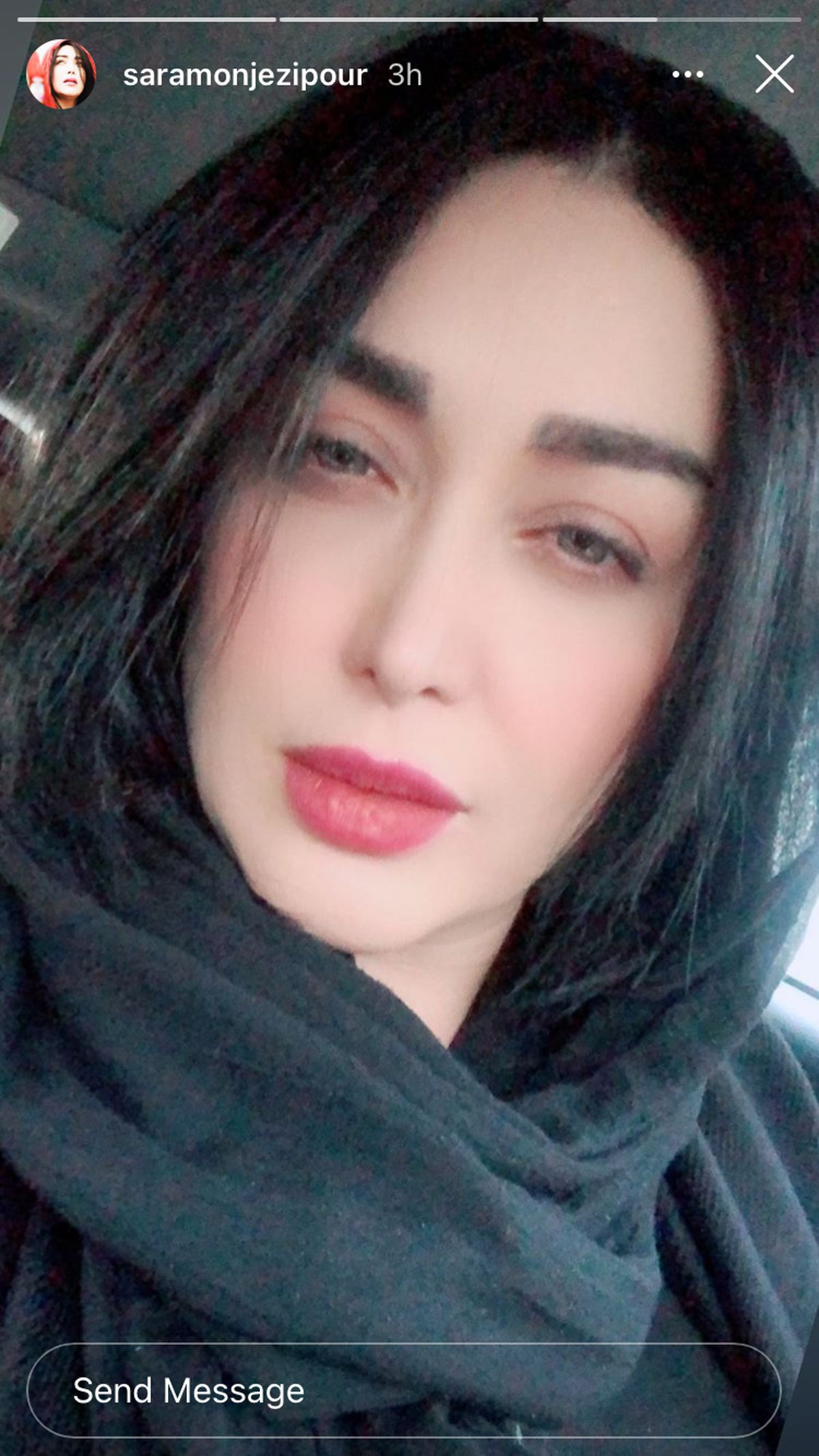 ظاهر جدید سارا منجزی پور + عکس