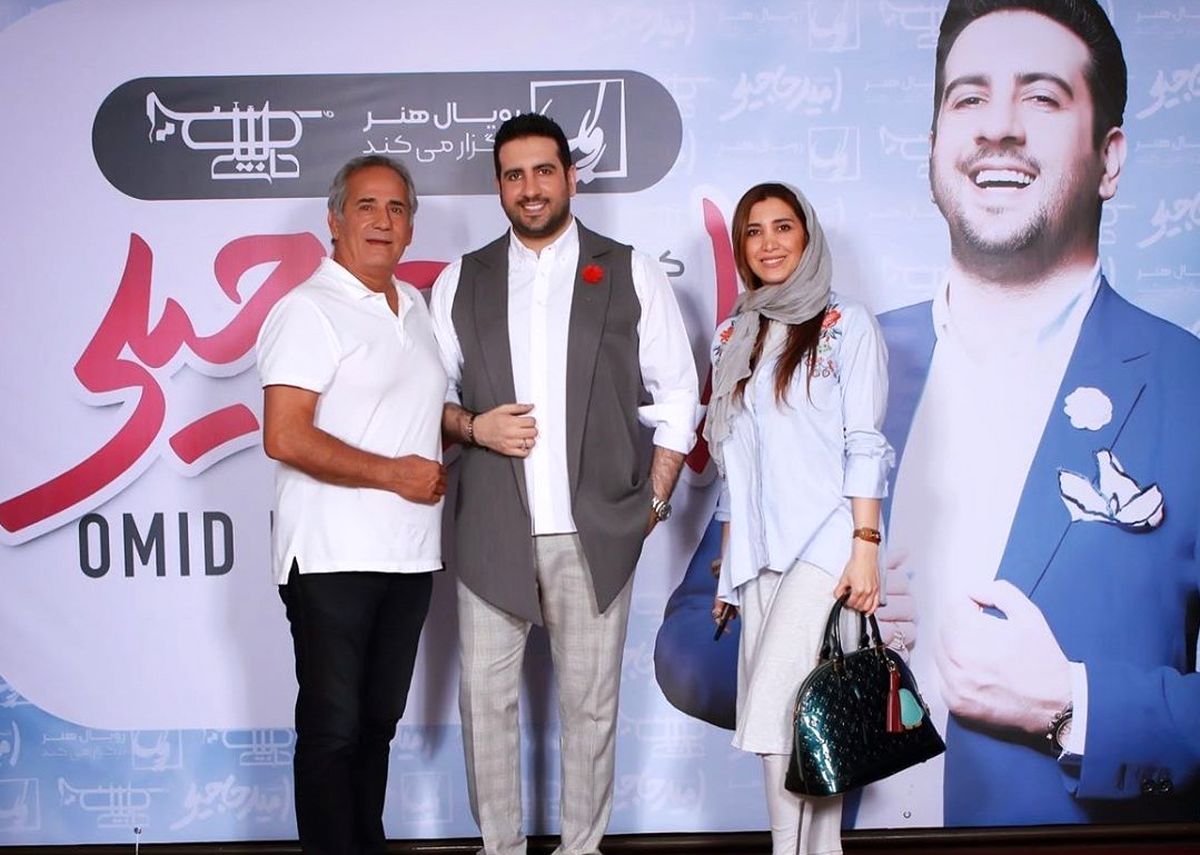 مجید مظفری و دختر بازیگرش در کنسرت حاجیلی+عکس